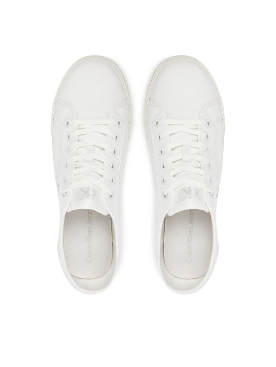 Calvin Klein Jeans Calvin Klein Jeans Tenisky Ess Vulc Low Mg Canvas YM0YM01209 Biela