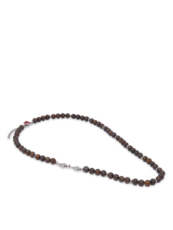 HUGO HUGO Намисто E-BEADS5-NEC 50566265 Коричневий