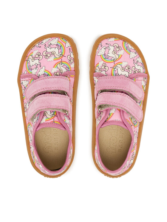 Froddo Froddo Papuče Barefoot Canvas G1700440-12 S Ružová