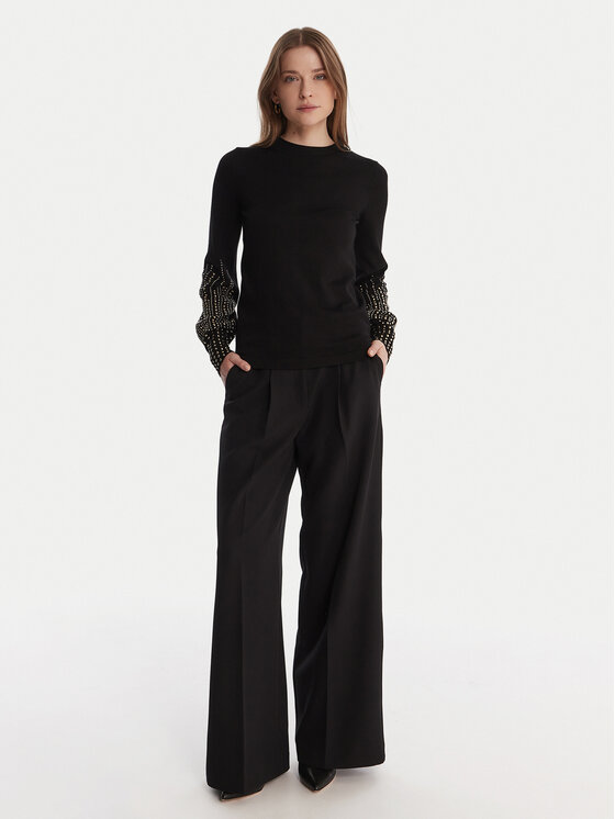 Artigli Artigli Sveter ACMA002879 Čierna Regular Fit