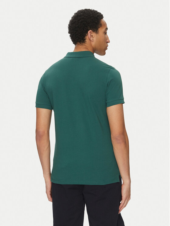 Geox Geox Polo M5511B T3240 F3221 Zielony Regular Fit