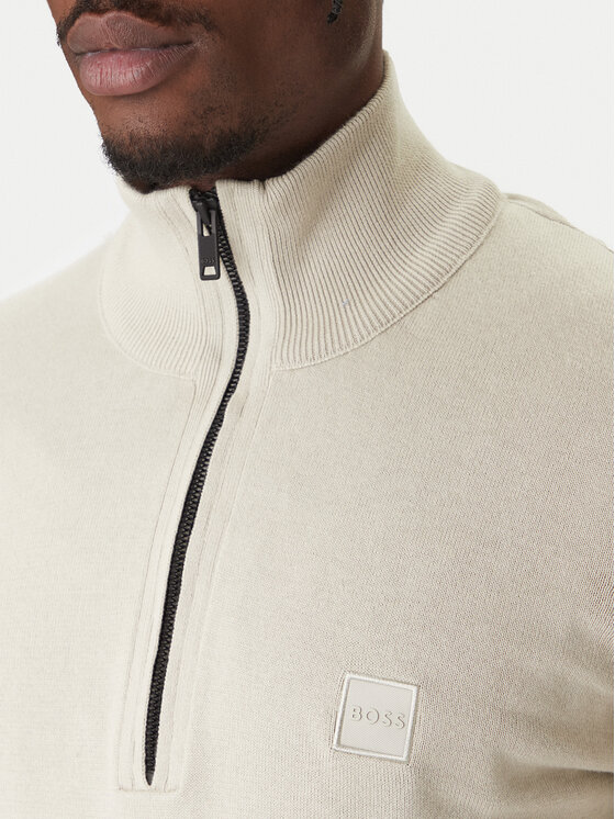 BOSS BOSS Maglione Kanobix 50527585 Beige Regular Fit