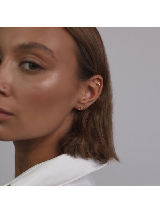 ANIA KRUK ANIA KRUK Piercing SRUKS0370Z Żółte złocenie