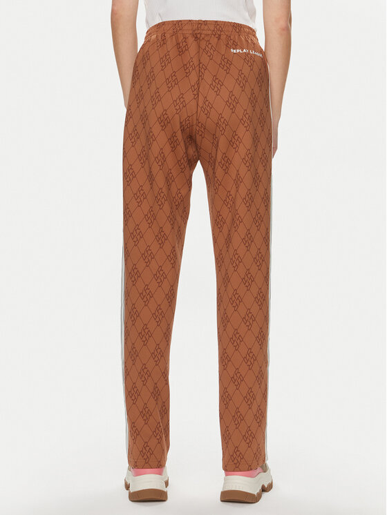 REPLAY Replay Долнище анцуг W8115.000.74934 Бежов Regular Fit