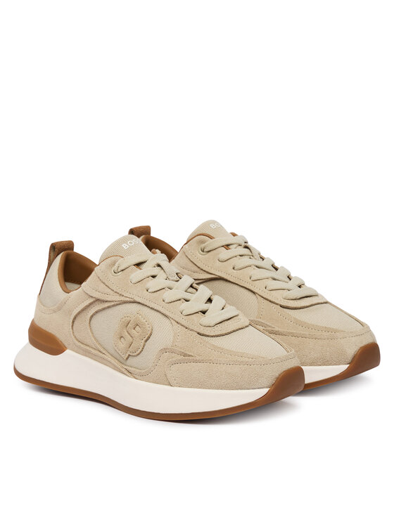 BOSS BOSS Sneakersy B Icon Runn 50563381 Béžová