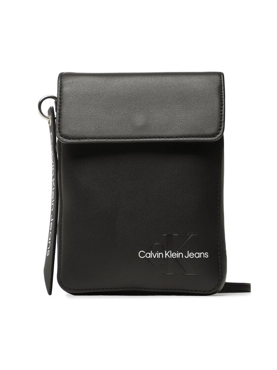 Calvin Klein Jeans Etui pentru telefon Sculpted N/S Phone Xbody Tag K60K610608 Negru