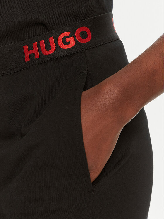 HUGO Hugo Športne kratke hlače Sporty Logo 50520498 Črna Regular Fit