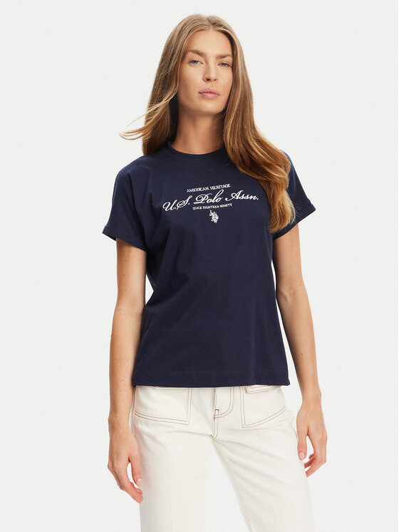 U.S. Polo Assn. U.S. Polo Assn. Тишърт WUP1363 Тъмносин Regular Fit