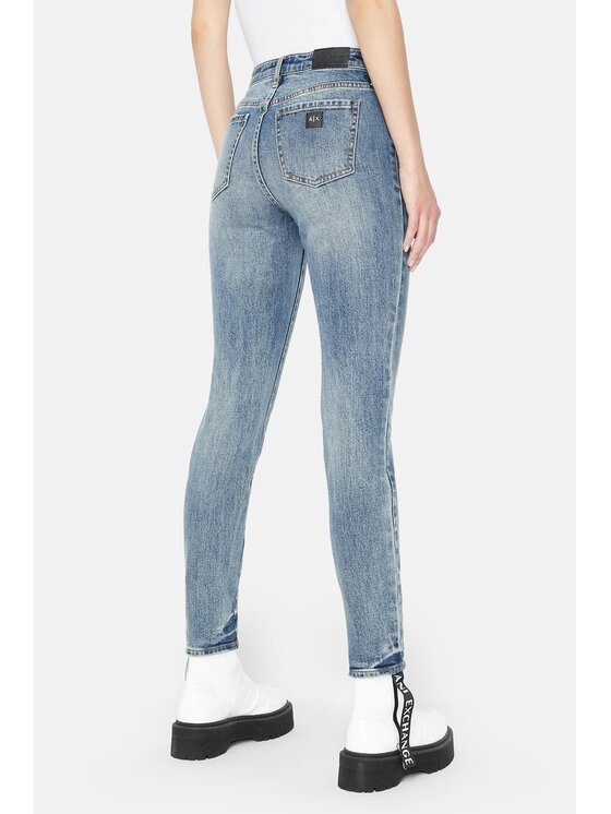 Armani Exchange Armani Exchange Jeansy 6LYJ10 Y1HPZ Modrá Super Skinny Fit