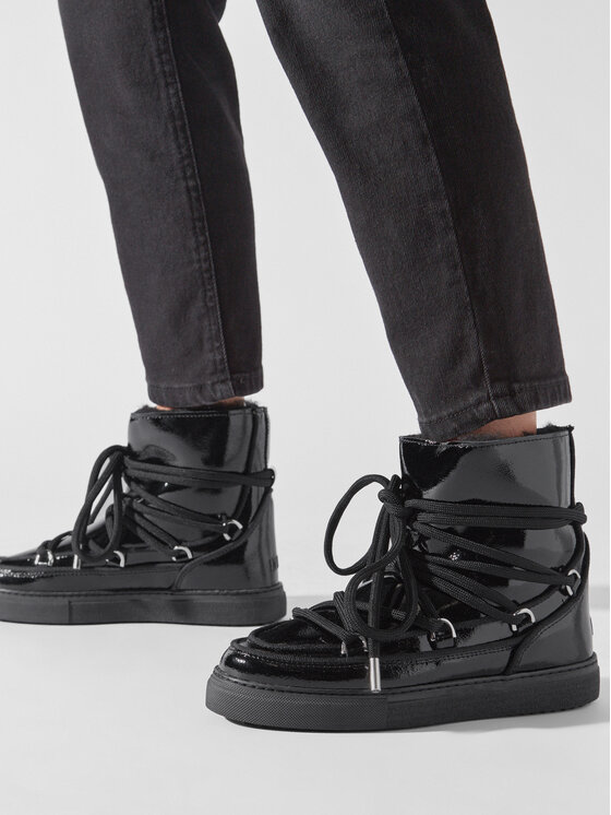 Inuikii Inuikii Μπότες Χιονιού Full Leather 75202-094 Μαύρο