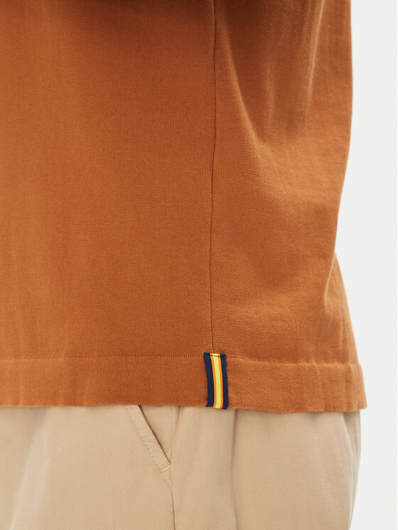 K-Way K-Way T-särk Combe K4126SW Pruun Regular Fit