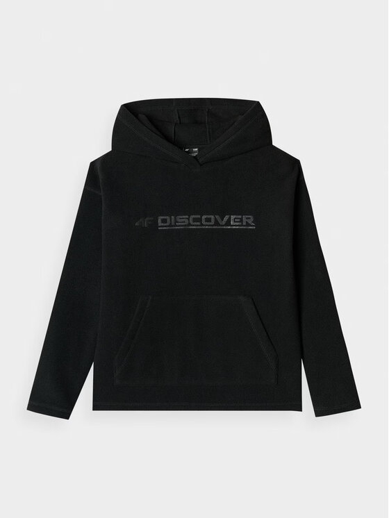 4F 4F Felpa di pile 4FJWAW24TFLEM213 Nero Regular Fit