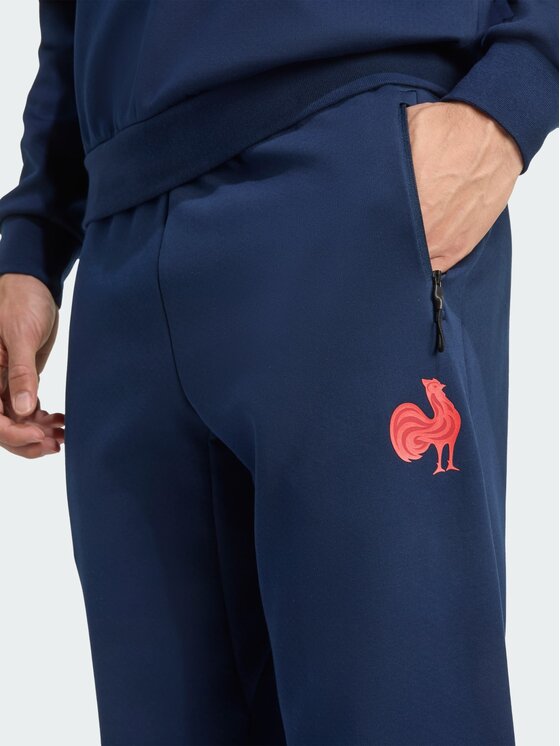 adidas adidas Spodnie materiałowe 151687 Błękitny Regular Fit