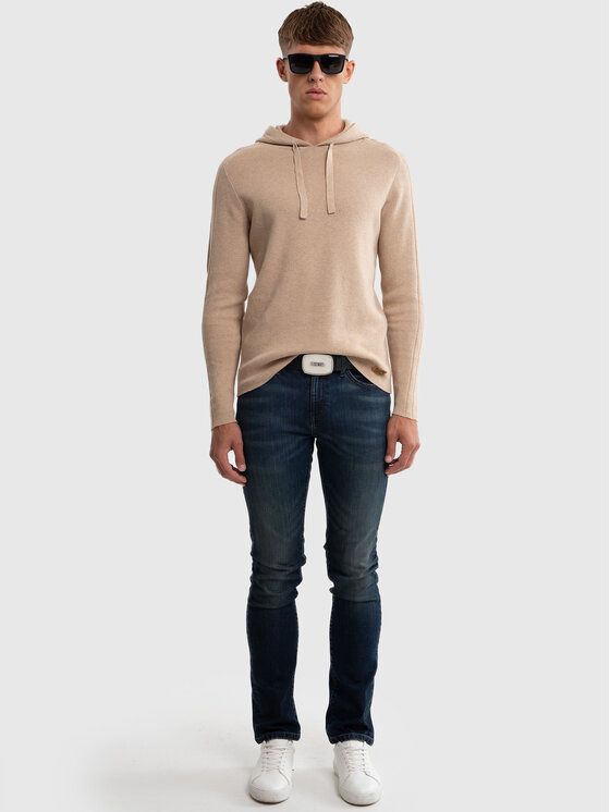 BIG STAR BIG STAR Jeansy TERRY Granatowy Slim Fit
