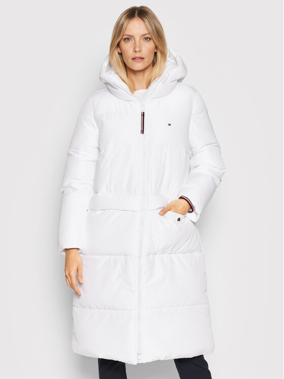 Tommy Hilfiger Giubbotto piumino Ess WW0WW31733 Bianco Regular Fit •  Modivo.it