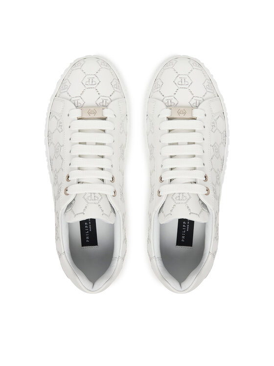 PHILIPP PLEIN PHILIPP PLEIN Sneakersy SAFS USC0920 PLE005N Bílá