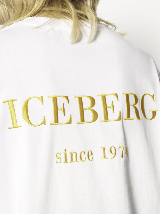 Iceberg Iceberg Marškinėliai 20EI2P0F06363011101 Balta Regular Fit