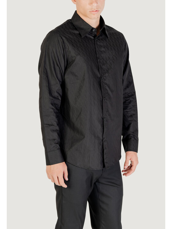 Armani Exchange Armani Exchange Koszula XM001587 AF16631 Czarny Casual Fit
