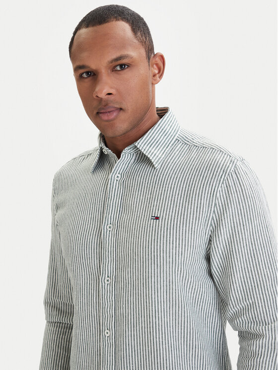 Tommy Jeans Tommy Jeans Риза DM0DM22755 Зелен Regular Fit