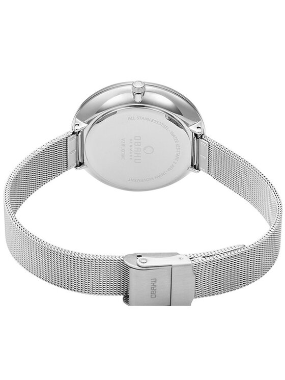Obaku Obaku Zegarek V225LXCIMC Srebrny