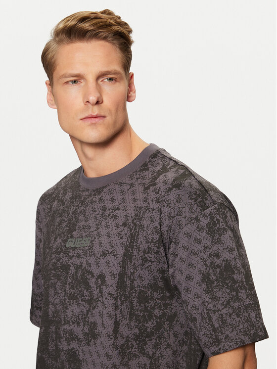 Guess Guess Tričko Z5RI16 I3Z14 Čierna Boxy Fit