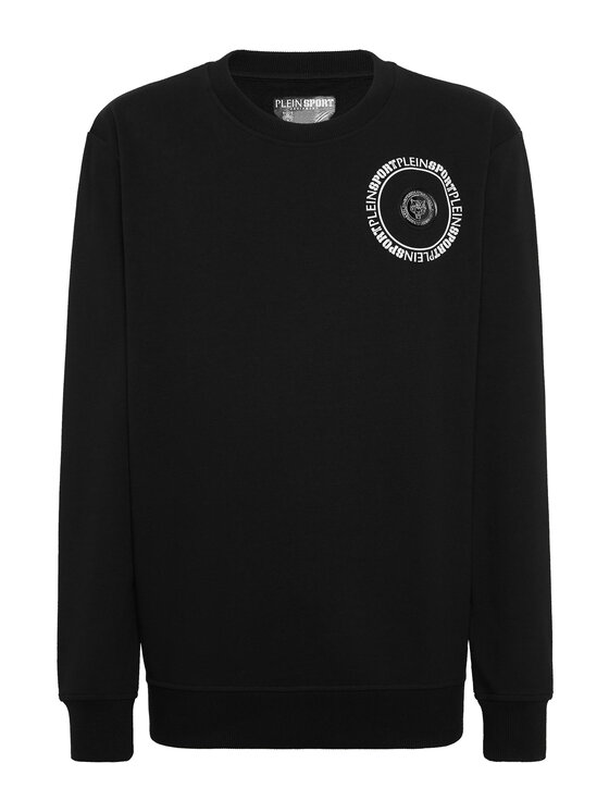 Plein Sport Plein Sport Longsleeve 14219 Czarny Regular Fit
