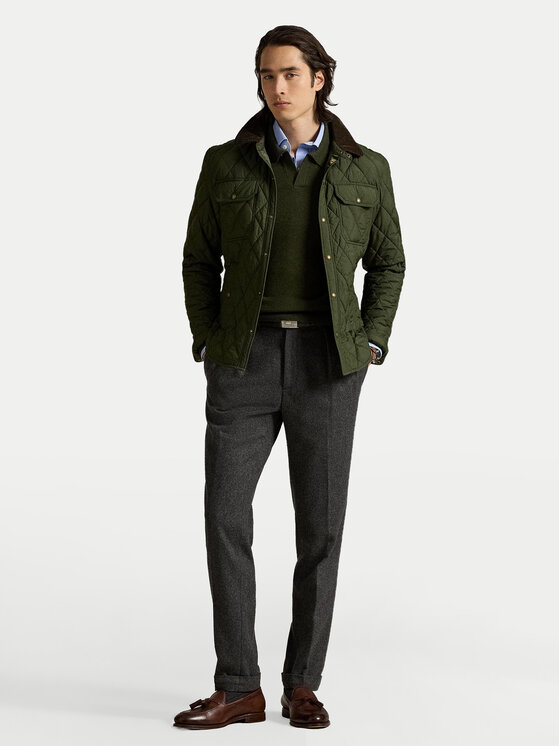 Polo Ralph Lauren Polo Ralph Lauren Átmeneti kabát 710977955001 Zöld Regular Fit