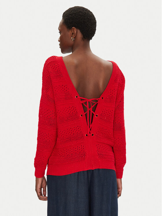 Morgan Morgan Sweater 251-MLOVE M Piros Regular Fit