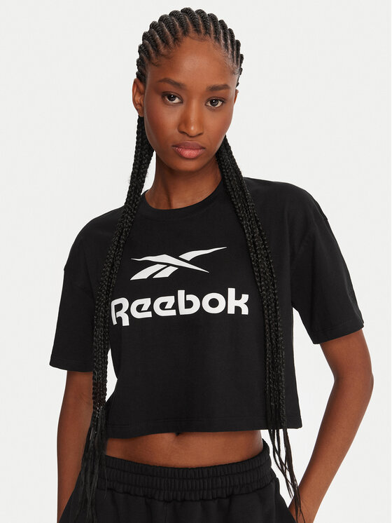 Reebok Reebok T-Shirt RK25319CCW Czarny Regular Fit