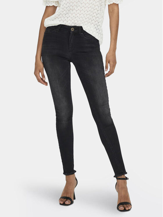 ONLY Jeans Hlače Blush 15157997 Črna Skinny Fit