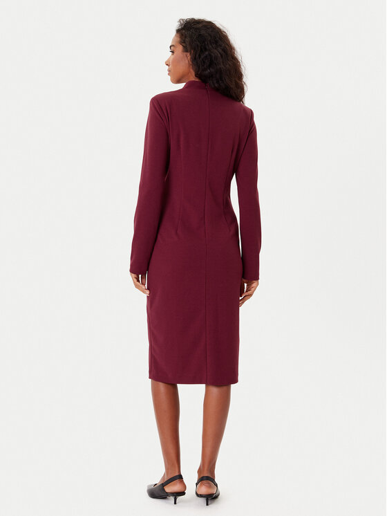 Joseph Ribkoff Joseph Ribkoff Sukienka koktajlowa 253072 Bordowy Regular Fit
