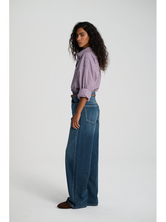 Le Songe Le Songe Koszula ESME Bordowy Oversize