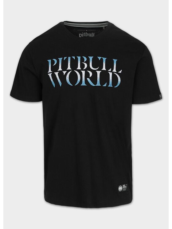 PITBULL PITBULL T-Shirt PITBULL WORLD Czarny Regular Fit