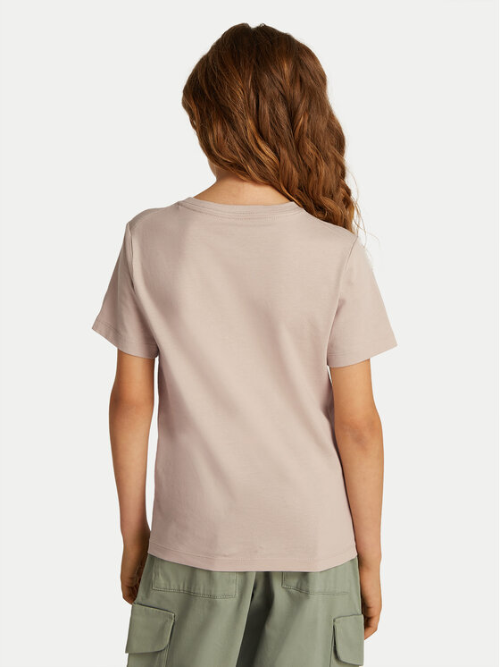 Calvin Klein Jeans Calvin Klein Jeans T-Shirt IU0IU00683 Beżowy Regular Fit