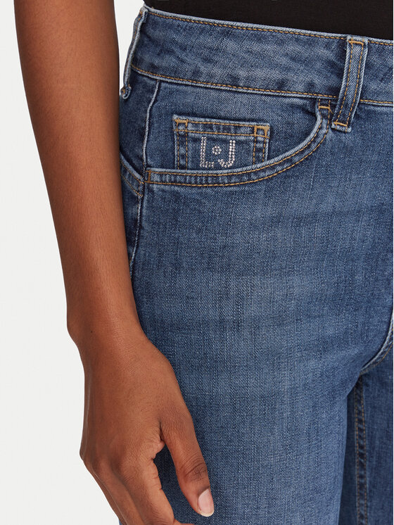 Liu Jo Liu Jo Jeans hlače UF5013 D0275 Modra Skinny Fit