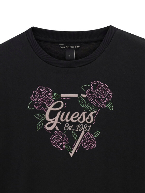 Guess Guess Hanorac J6BQ13 K6100 Negru Relaxed Fit