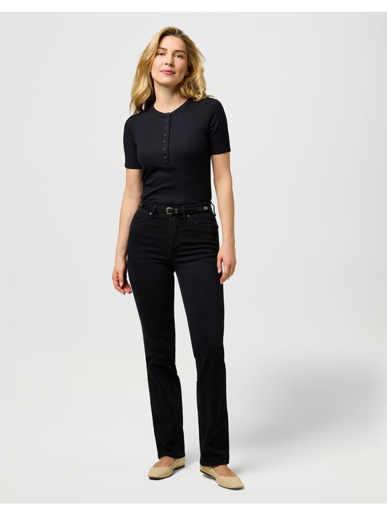 Wrangler Wrangler Jeansy STRAIGHT Czarny Straight Fit