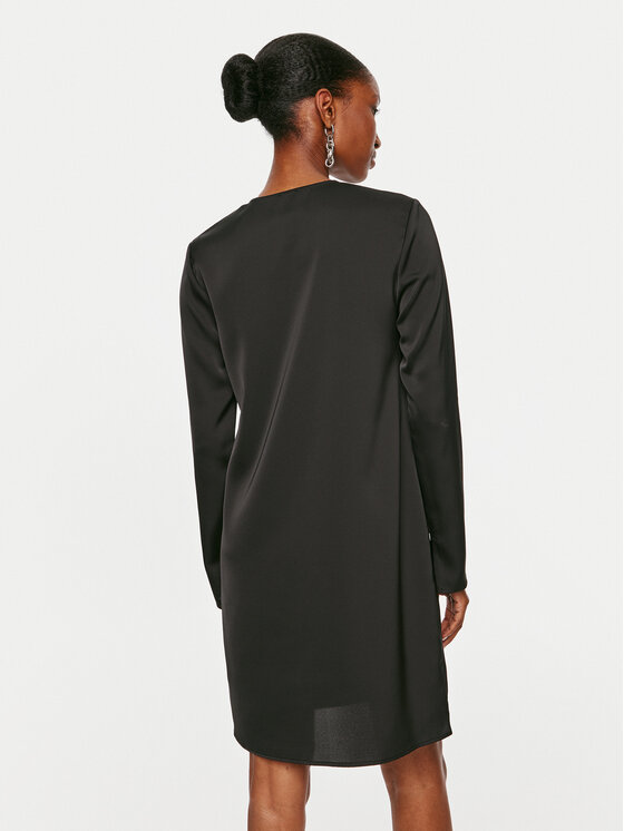 Calvin Klein Calvin Klein Hétköznapi ruha Lw Shiny K20K207995 Fekete Regular Fit