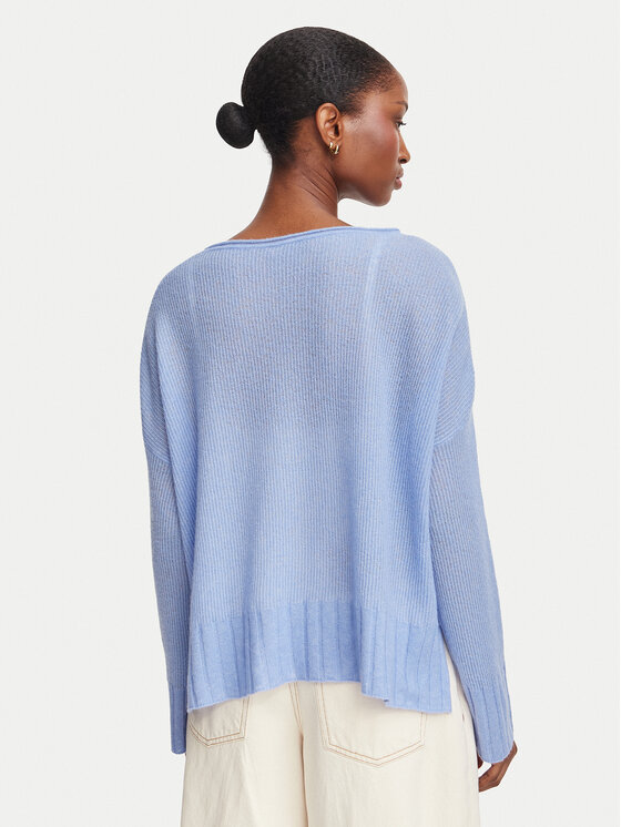 MAX&Co. MAX&Co. Pulover Stampa 2626366091200 Svetlo modra Oversize