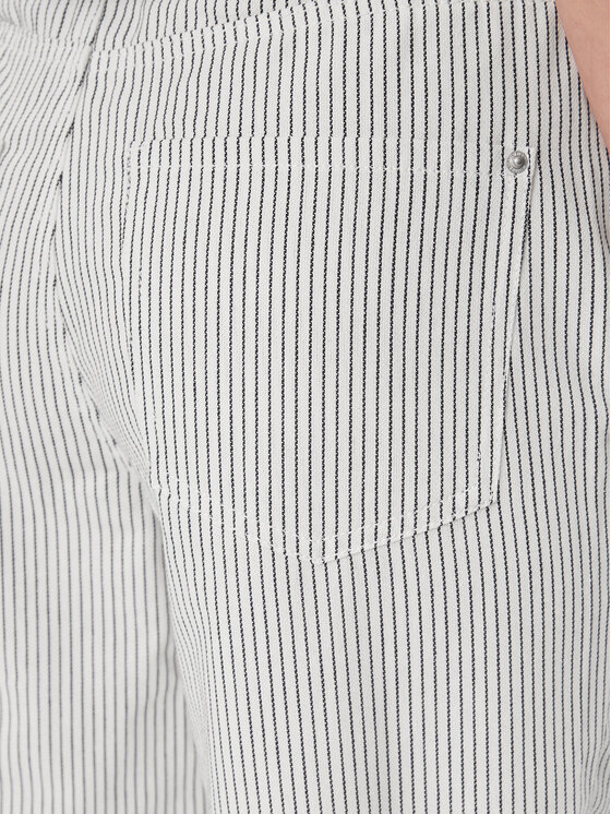 ONLY ONLY Kalhoty z materiálu Merle 15312896 Bílá Wide Leg