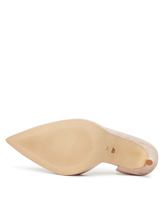 DeeZee DeeZee Pantofi cu toc subțire DZ-09A Bej