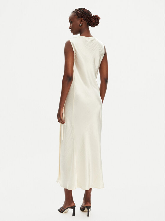 PINKO PINKO Sukienka koktajlowa Amico 105011 A2BU Beżowy Regular Fit
