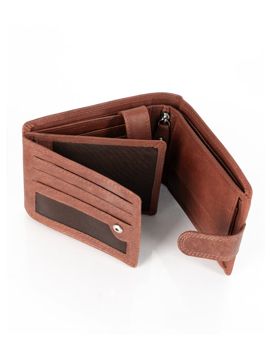 Mustang Mustang Portafoglio da uomo DENIMO WALLET Marrone