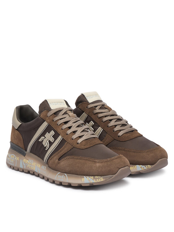 Premiata Premiata Sneakersy Lander Var 8410 Brązowy