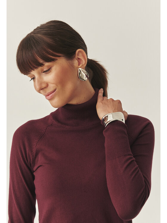 TATUUM Tatuum Sweter NEKOKI Czerwony Fitted Fit