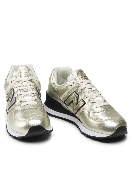 New Balance New Balance Sneakersy WL574PI2 Złoty