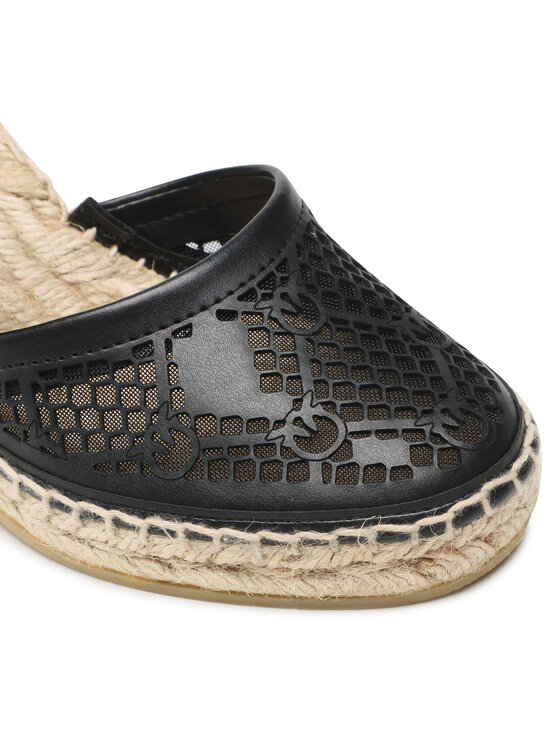 PINKO PINKO Εσπαντρίγιες Patty Sandalo PE 22 BLKS1 1H211A Y86A Μαύρο