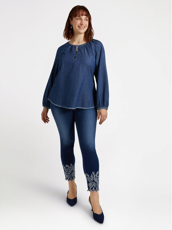 Fiorella Rubino Fiorella Rubino Jeans P588T004860N024 Blu Skin Fit