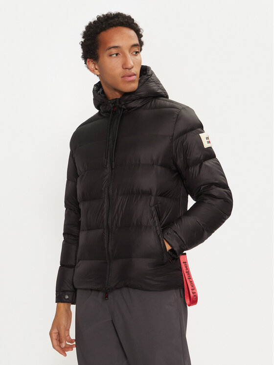 After Label After Label Geacă din puf Verbier A00038 Negru Regular Fit