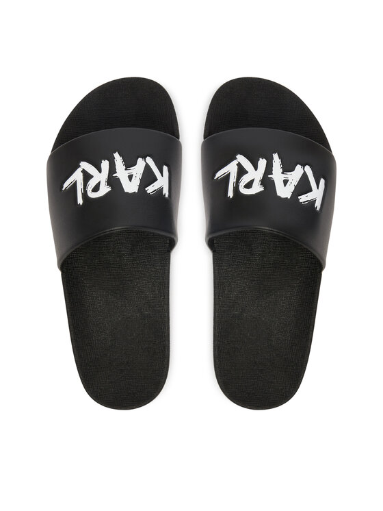 KARL LAGERFELD KARL LAGERFELD Šľapky Z31178 S Čierna